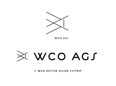 Wco AGS logo mark active guide system brand creative direction design identity landscape logo maps symbol thewayfindercompany wordmark