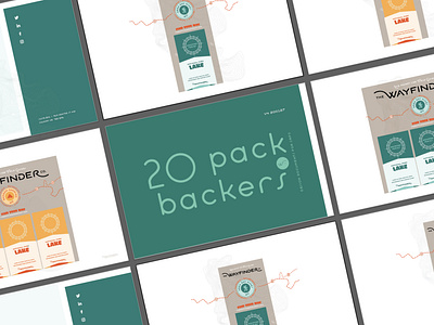 20 pack backers backers brand creative direction design hike identity illustration interactive maps maps packaging point of purchase print retailers thewayfindercompany typpography usability users