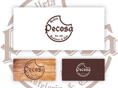 Cookie, pastry and cafe business logo