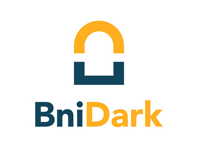 BniDark Logo Design brand clean design flat icon logo logo design minimal modern simple vector