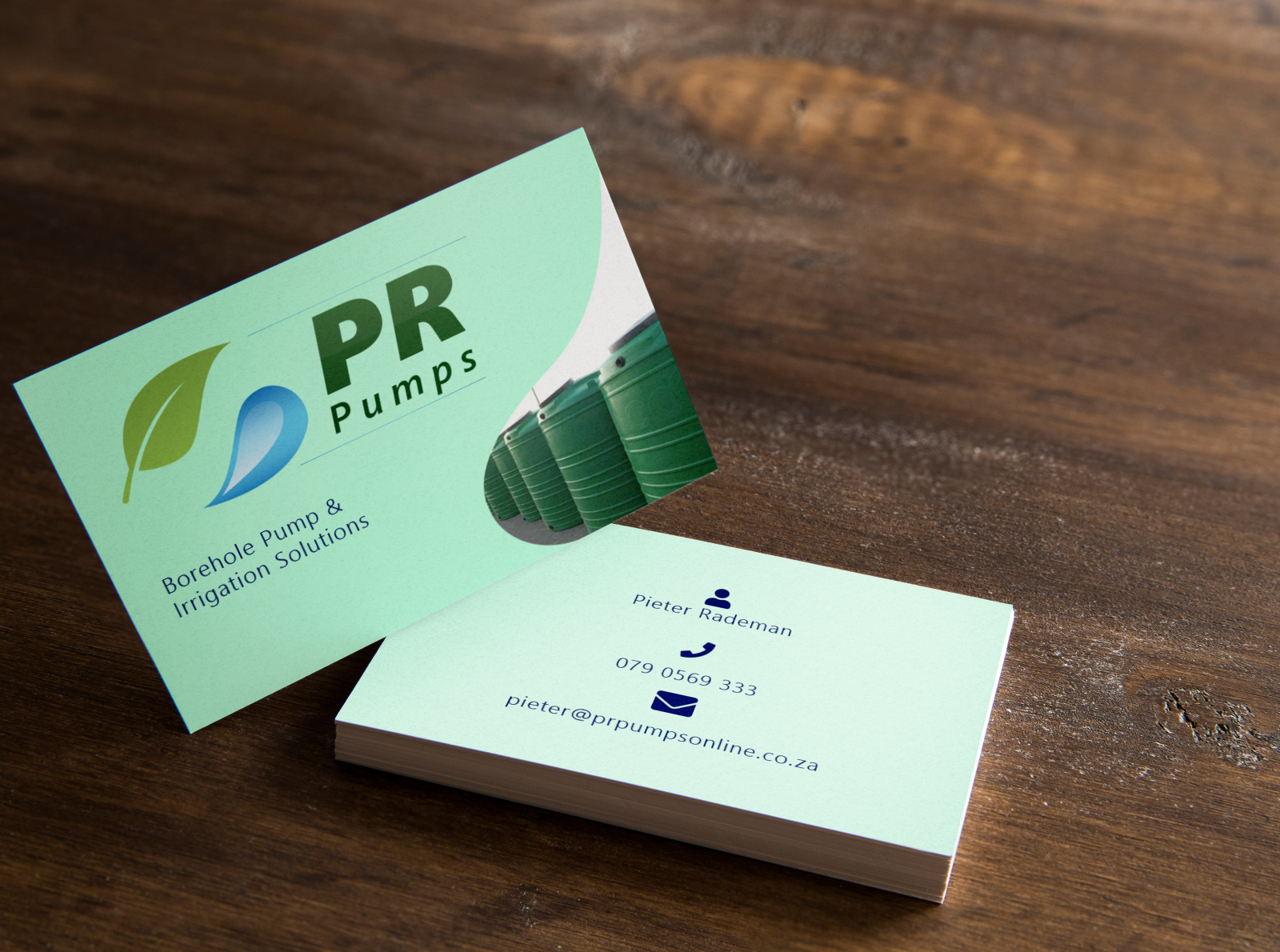 PR Pumps Business card by Richard Potgieter on Dribbble
