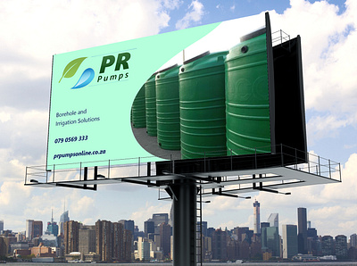 PR Pumps Billboard billboard billboard design billboard mockup billboards design dribbble graphic design graphic designer graphic designers graphicdesign logo logo design logodesign mockup design vector