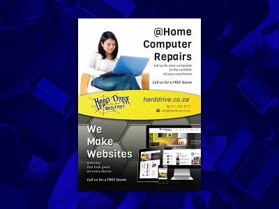 HDWC Double Advert computer repair design dribbble flyer flyer artwork flyer design flyer template flyers graphic design graphicdesign poster poster art poster design posters service web design webdesign website website design website development