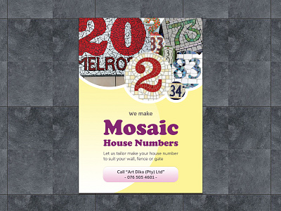 Mosaic Flyer 2021 design dribbble flyer graphic design graphicdesign