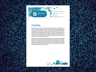 Third Eye Letterhead Design