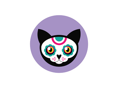 Respawned Kitty Logo Illustration 2021 branding cat design dribbble gamer graphic design graphicdesign kitten logo youtube youtuber