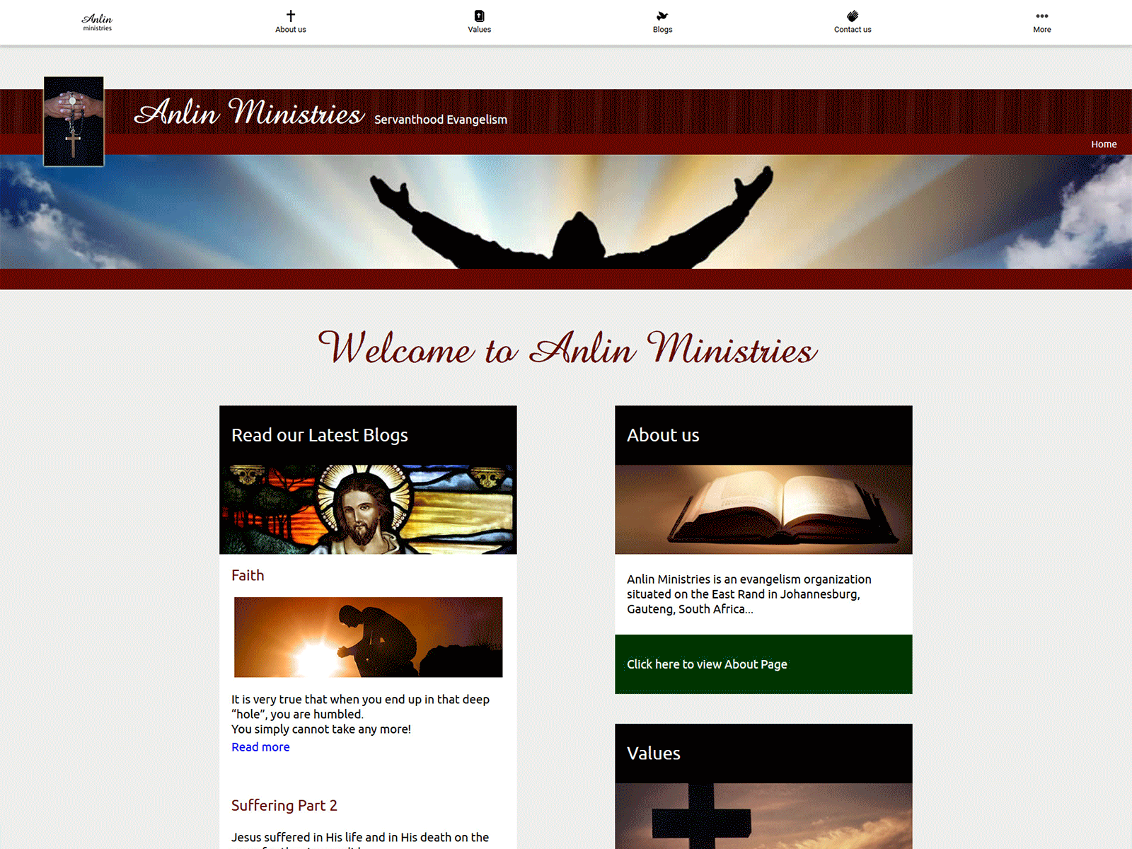 Servant-hood Evangelism Website
