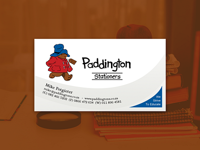 Paddingtons business card prototype