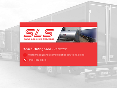 Soma Logistics business card