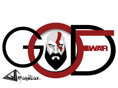 God of War: Kratos design games godofwar illustration kratos mahiiilaz playstation typography