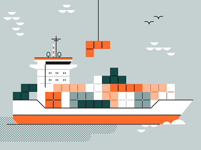 Transport & Logistics by Olga Günther on Dribbble