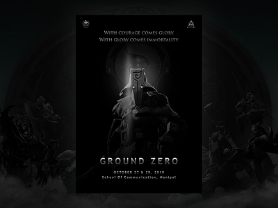 Dota 2 Gaming Event Poster graphic design poster