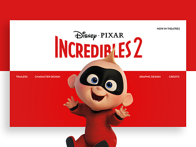 Landing Page - Daily UI Challenge #003 daily ui daily ui challenge landing page landing page design the incredibles user experience user interface