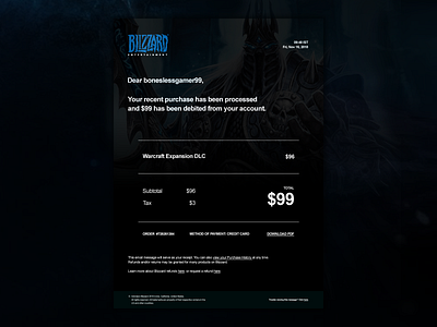 Email Receipt - Daily UI Challenge #017 daily ui daily ui challenge email receipt receipt