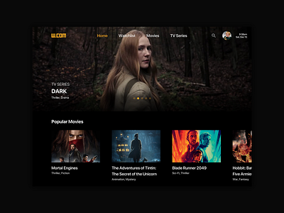 TV App - Daily UI Challenge #025 daily ui daily ui challenge tv app user experience user interface