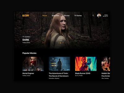 TV App - Daily UI Challenge #025