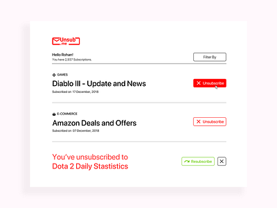 Subscribe - Daily UI Challenge #026