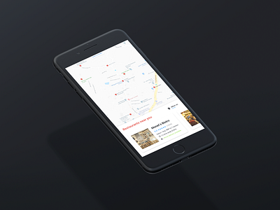 Maps - Daily UI Challenge #029 [Mobile Preview]