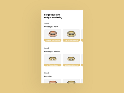 Customize Product - Daily UI Challenge #033