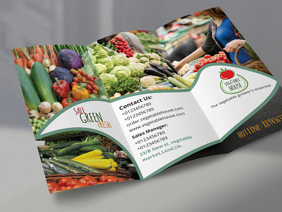 Vegan shop Brochure adobe illustrator branding brochure brochure design demo design flyer flyer design illustration leaflet proffessional promotional design shop trifold brochure trifold brochure design vegan vegeterian