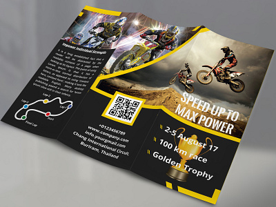 Sports Brochure adobe illustrator branding brochure brochure design business corporate design demo design illustration leaflet design proffesional promotional promotional design promotional flyer trifold trifold brochure