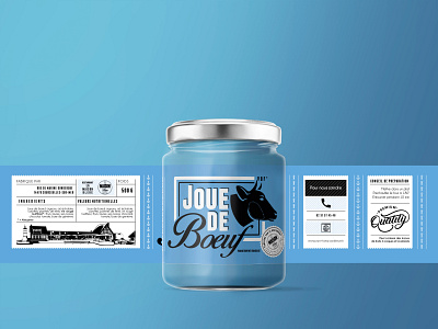 Label - "Joue de Boeuf" - Restaurant La Maison Bleue