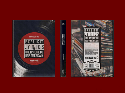 Explicit Lyrics - Full Cover book design edition graphic design illustration logo maquette rap typography usa vector