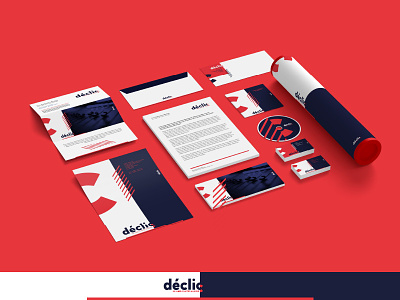 "Déclic" Visual Identity branding design logo logodesign logodesigner logotype print typography vector visual identity