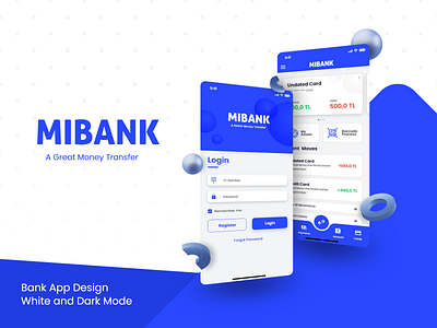 Mibank Bank App Design adobexd bank cash concept creative design mobile money ui ux wallet