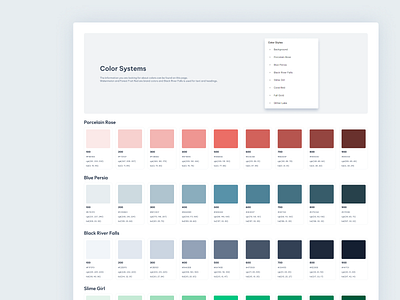 Color Systems color components design styles system ui