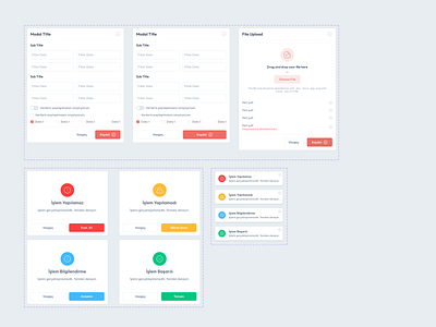 Alert & Filter Modals