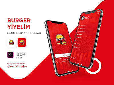 Burger yiyelim mobile app re-design #1