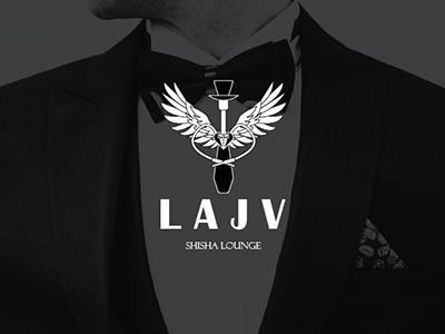 LAJV Shisha Lounge (Logo 2019) graphic design hookah logo lounge shisha