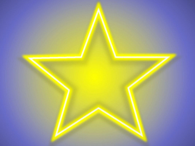 neon star... illustraion neon