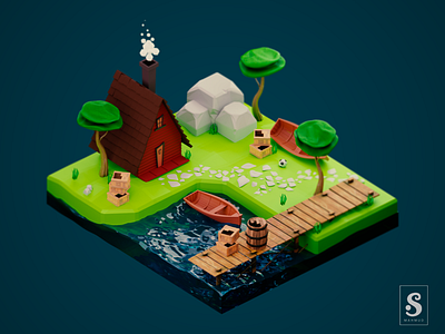 Low Poly Dock