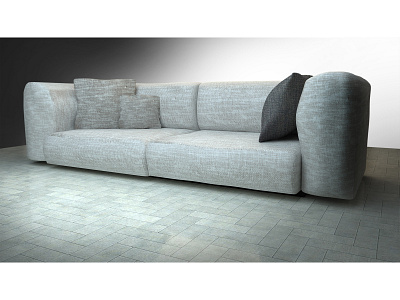 3d Couch 3d blender modeling