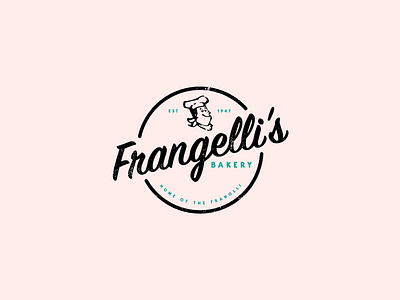 Frangelli's Bakery Logo bakery branding identity logo