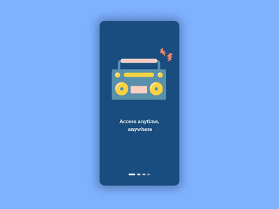 A1 Mobile - Explore the world of music a1 animation illustration mobile app onboarding telecom uxui