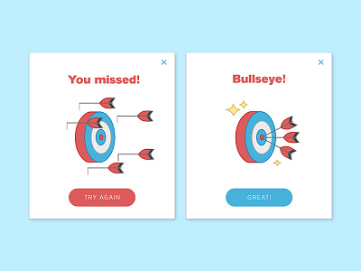 Daily UI #011 - Flash Message daily ui daily ui challenge design fail illustration interface message mobile popup success ui ux