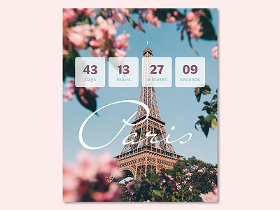 Daily UI #014 - Countdown Timer app countdown daily ui daily ui challenge design interface mobile popup timer ui ux vacation