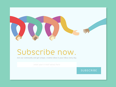 Daily UI #026 - Subscribe app daily ui daily ui challenge design desktop email form interface newsletter subscribe ui ux