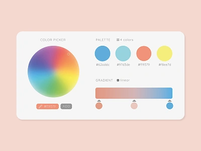 Daily UI #060 - Color Picker app color picker colors colors palette colorwheel daily ui daily ui challenge design desktop eyedropper gradient illustration interface mobile palette ui ux