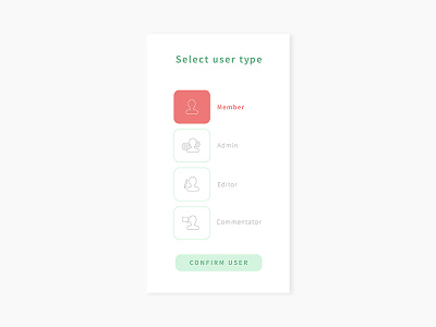 Daily UI #064 - Select User Type admin app daily ui daily ui challenge design desktop editor form interface mobile select user sign in sign up typography ui user ux