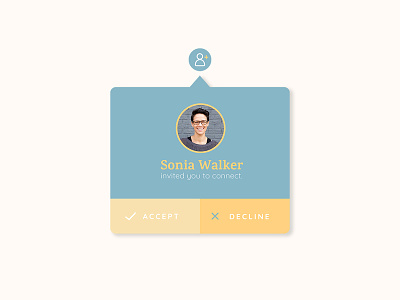 Daily UI #078 - Pending Invitation app connect daily ui daily ui challenge design desktop form interface invitation list message mobile pending invitation popup request typography ui ux