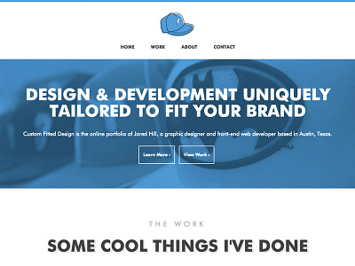 Some Cool Things branding design development personal portfolio website