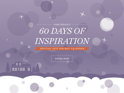 Holiday Microsite Intro Illustration