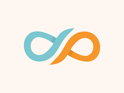 Infinite branding concept identity infinite logo mark