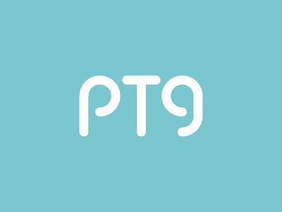 PTG branding colorful concept curvy light logo smooth