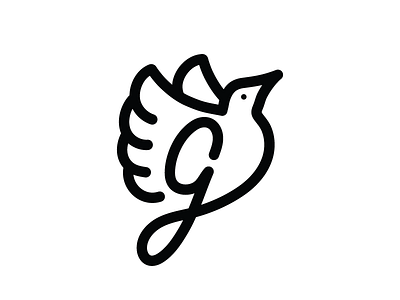 G Bird 3 bird branding g illustration logo