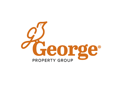 George Property Group 2 bird branding g illustration logo property real estate
